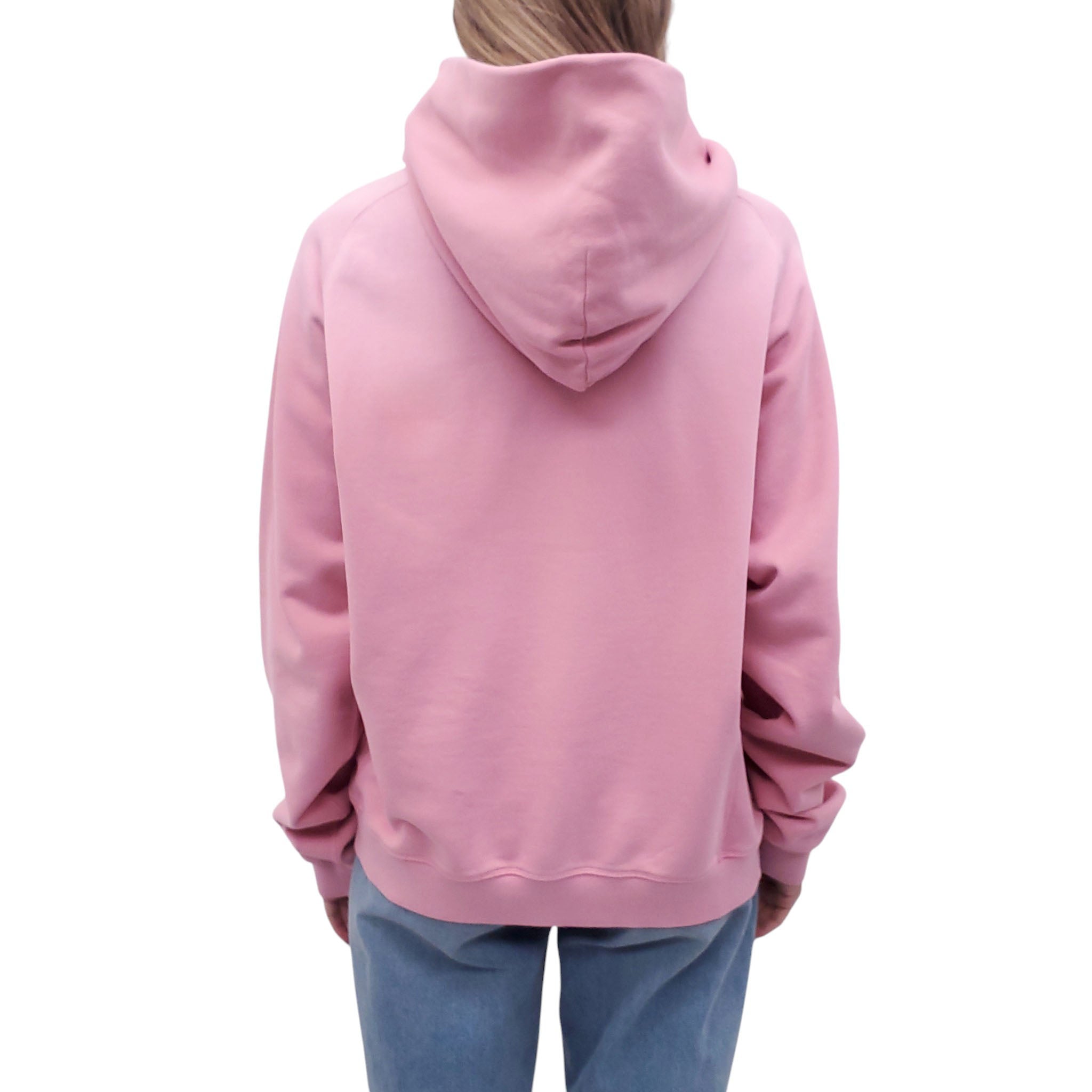 GUCCI PINK LOGO HOODIE - SIZE L