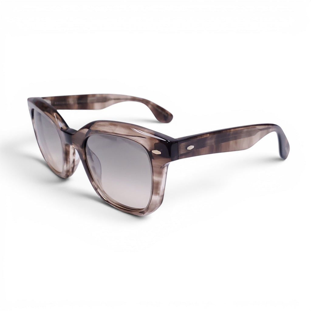 OLIVER PEOPLES X B.C. TAUPE SQUARE SUNGLASSES