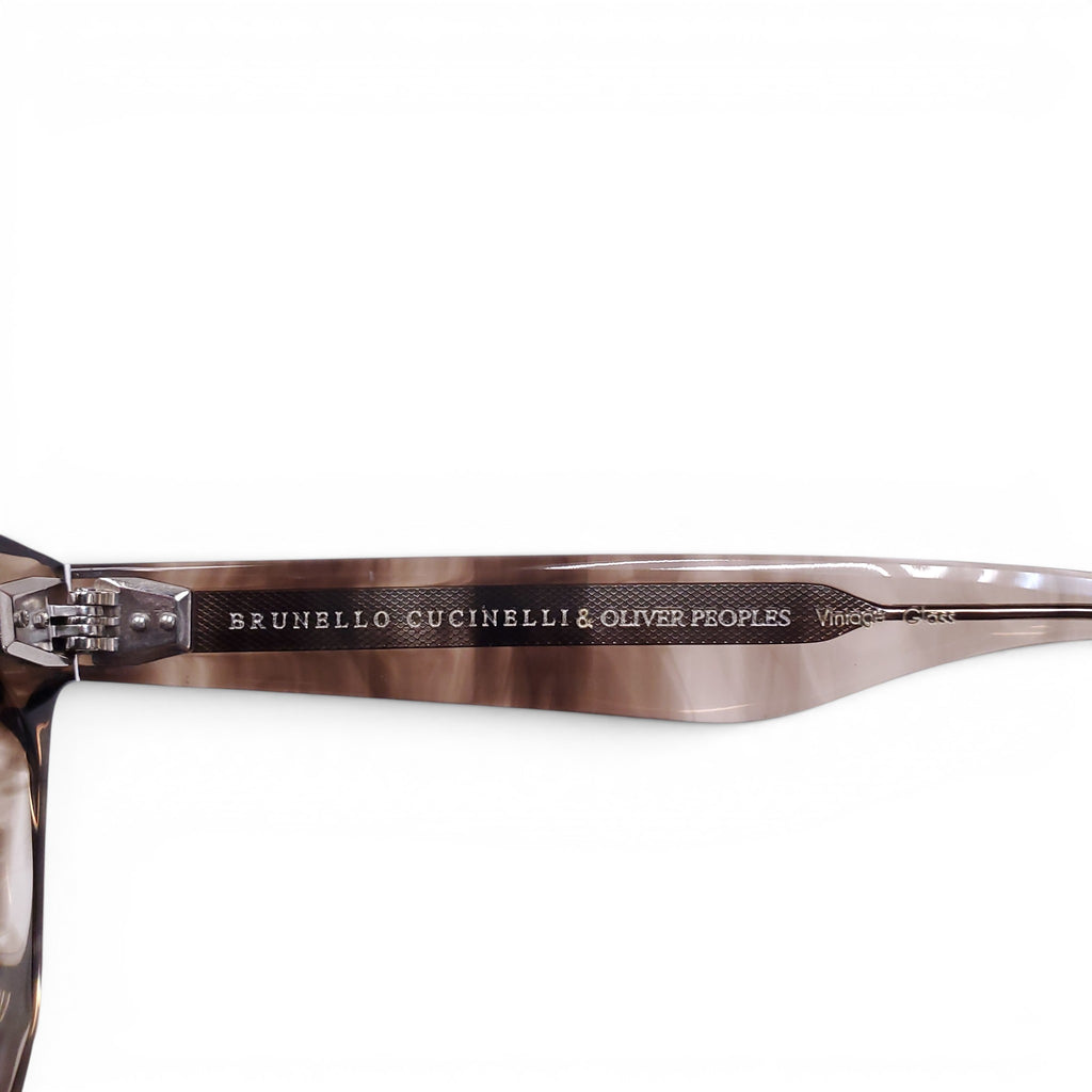 OLIVER PEOPLES X B.C. TAUPE SQUARE SUNGLASSES