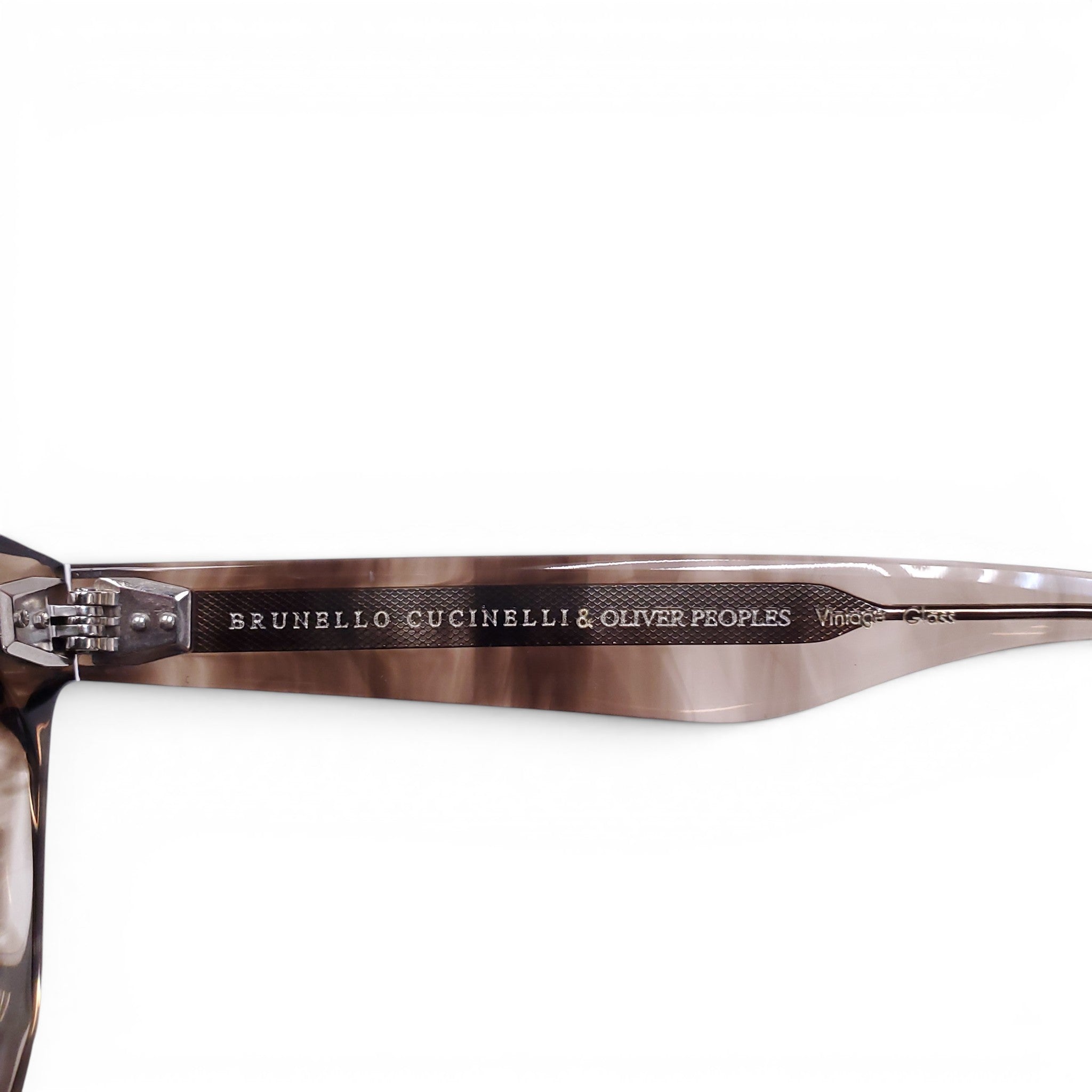 OLIVER PEOPLES X B.C. TAUPE SQUARE SUNGLASSES