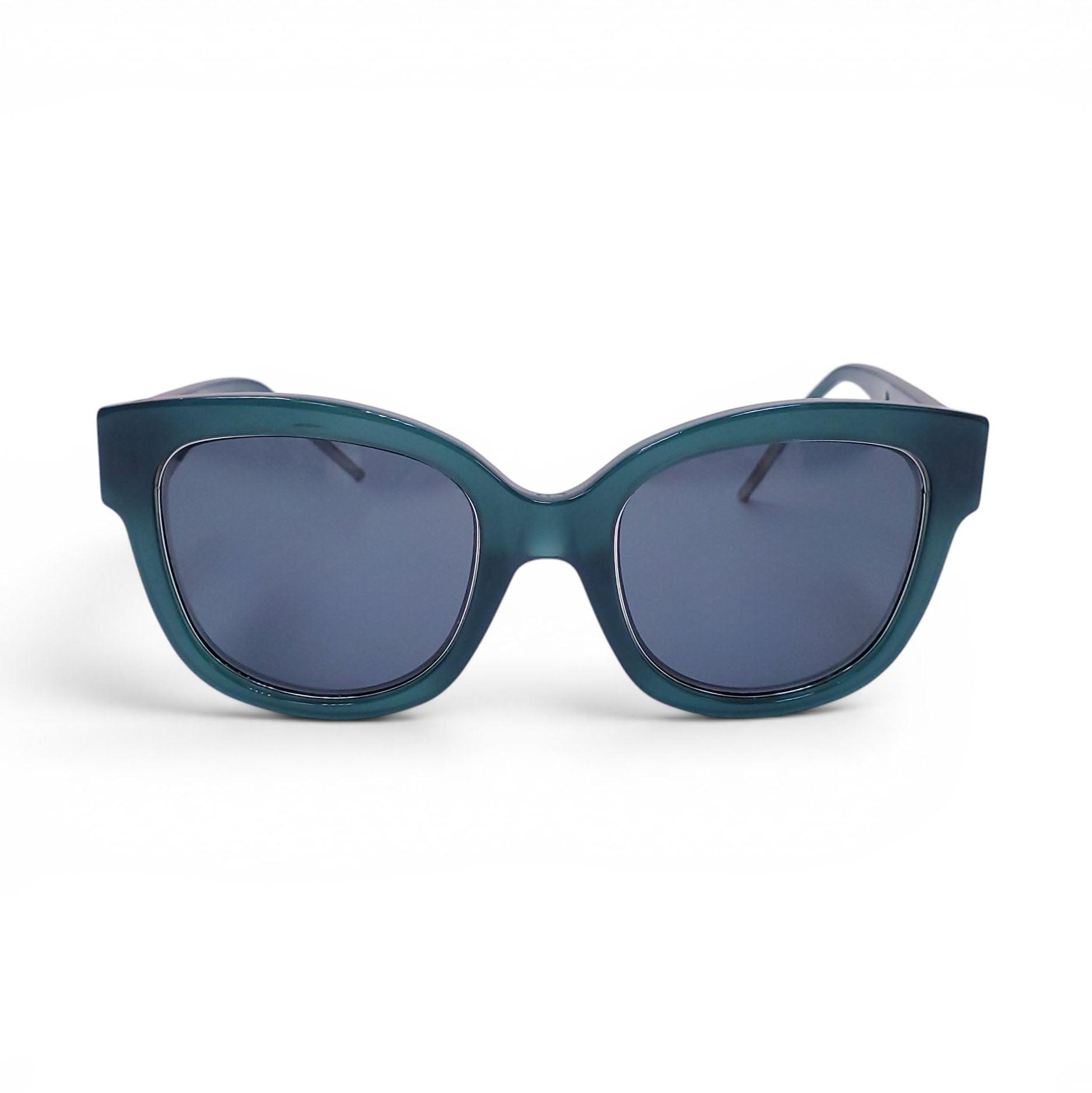 DIOR TEAL CANNAGE SUNGLASSES