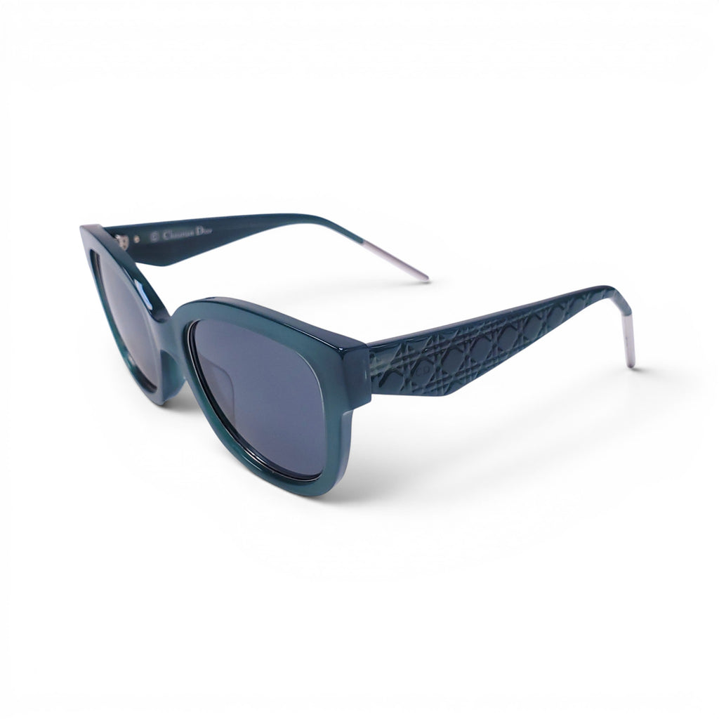 DIOR TEAL CANNAGE SUNGLASSES
