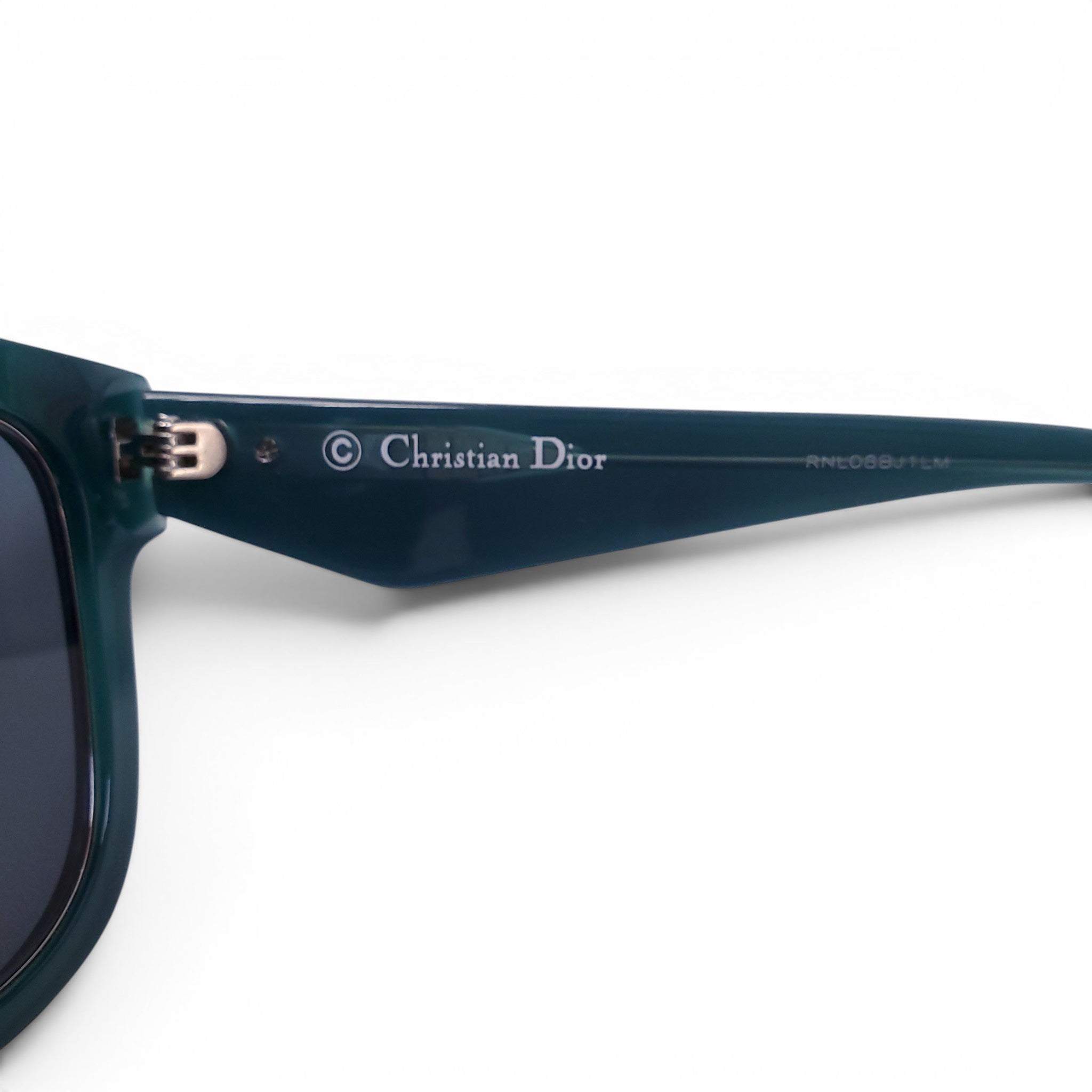 DIOR TEAL CANNAGE SUNGLASSES