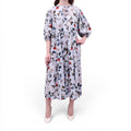 ERDEM SKY BLUE FLORAL DRESS - SIZE 12