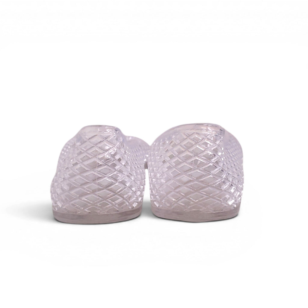 ANCIENT GREEK SANDALS CLEAR JELLY SANDALS - SIZE 39