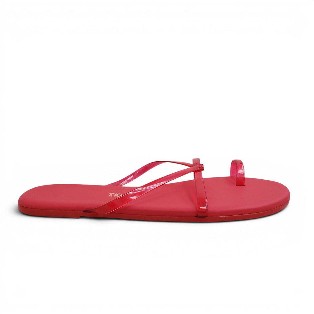 TKEES CHERRY JELLY 'VALERIE' SANDALS - SIZE 39
