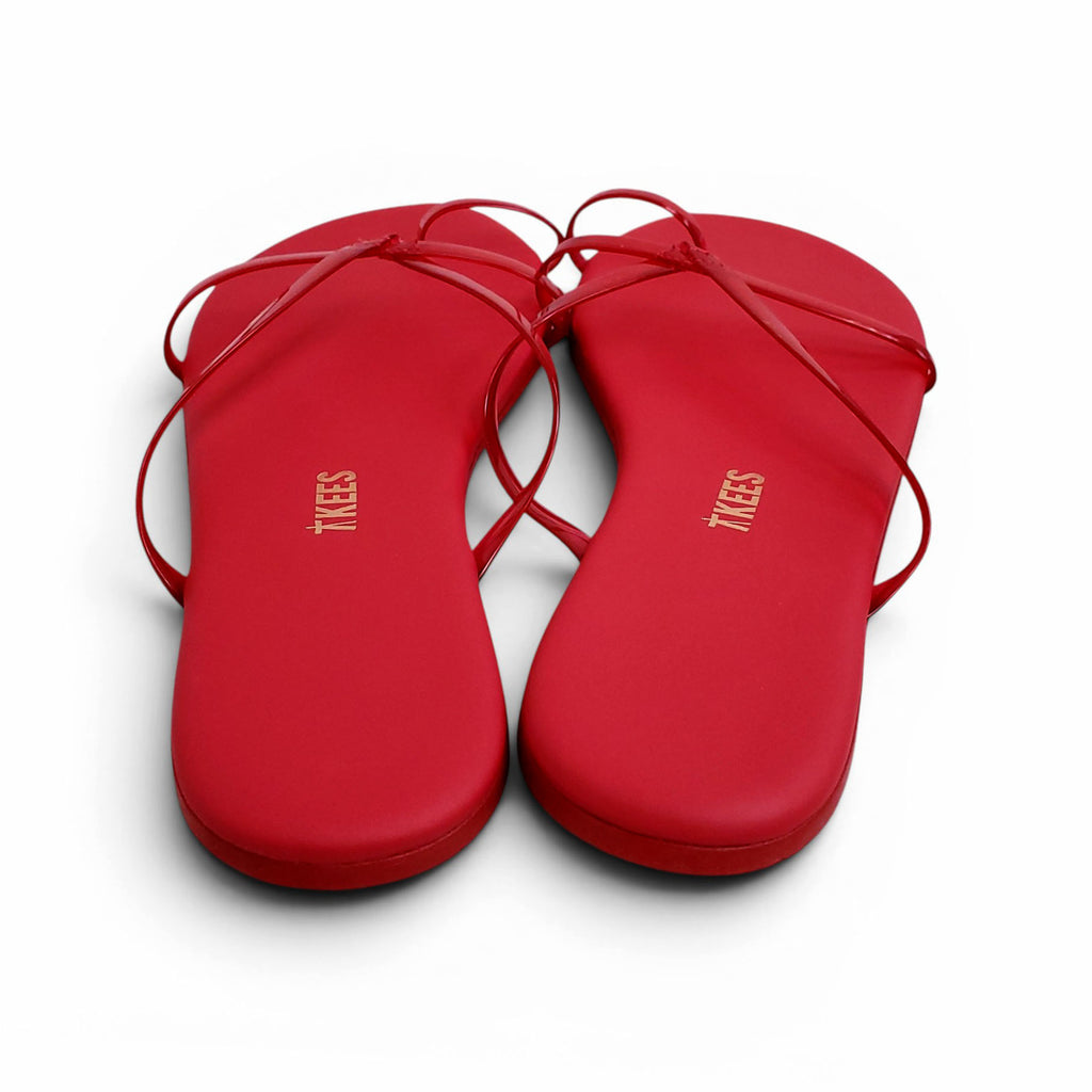 TKEES CHERRY JELLY 'VALERIE' SANDALS - SIZE 39