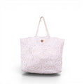 DOLCE & GABBANA LARGE BEATRICE CORDONETTO LACE TOTE BAG