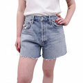 AGOLDE 'RILEY' DENIM SHORTS - SIZE 29