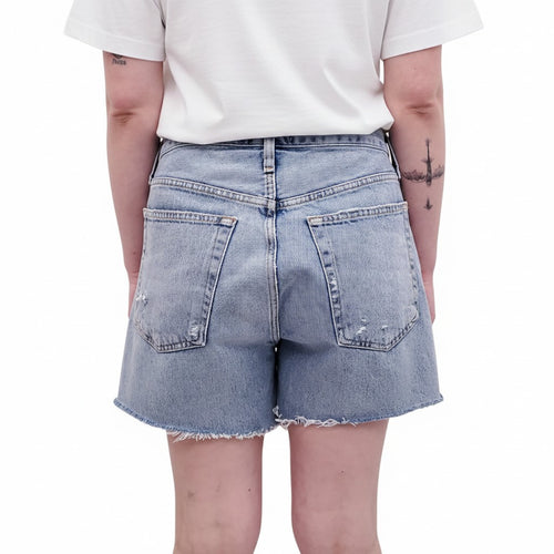 AGOLDE 'RILEY' DENIM SHORTS - SIZE 29