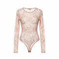 RÊVE RICHE NUDE LACE BODYSUIT - SIZE 34