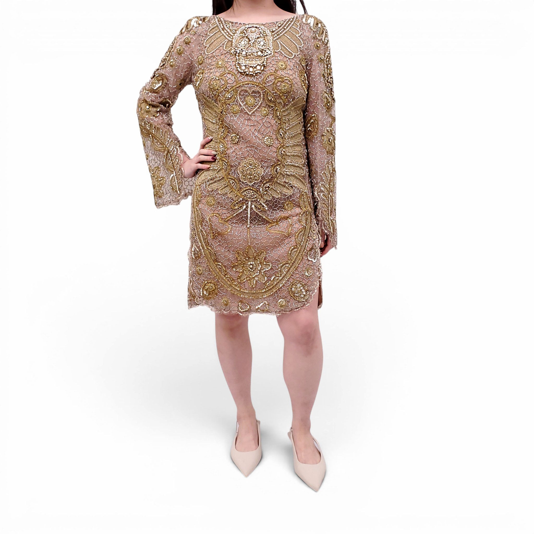 pucci sequin dress Emilio Pucci Rhinestone Studded Mini Dress at 1stDibs