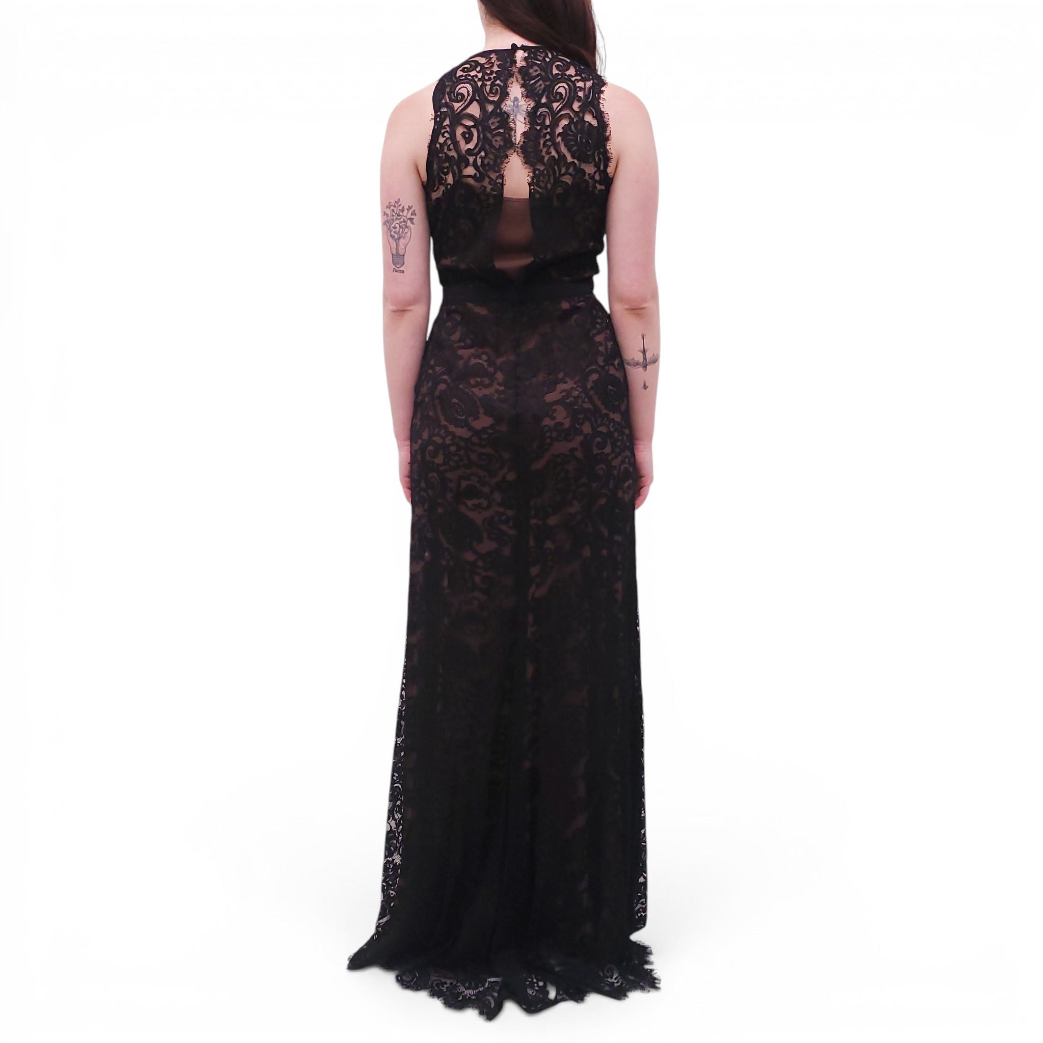 GUCCI BLACK LACE GOWN