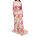 MONIQUE LHUILLIER FLORAL WATERCOLOUR GOWN - SIZE 4