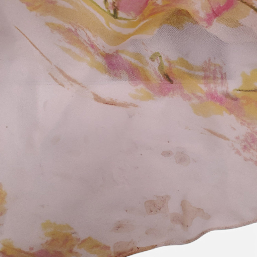 MONIQUE LHUILLIER FLORAL WATERCOLOUR GOWN - SIZE 4