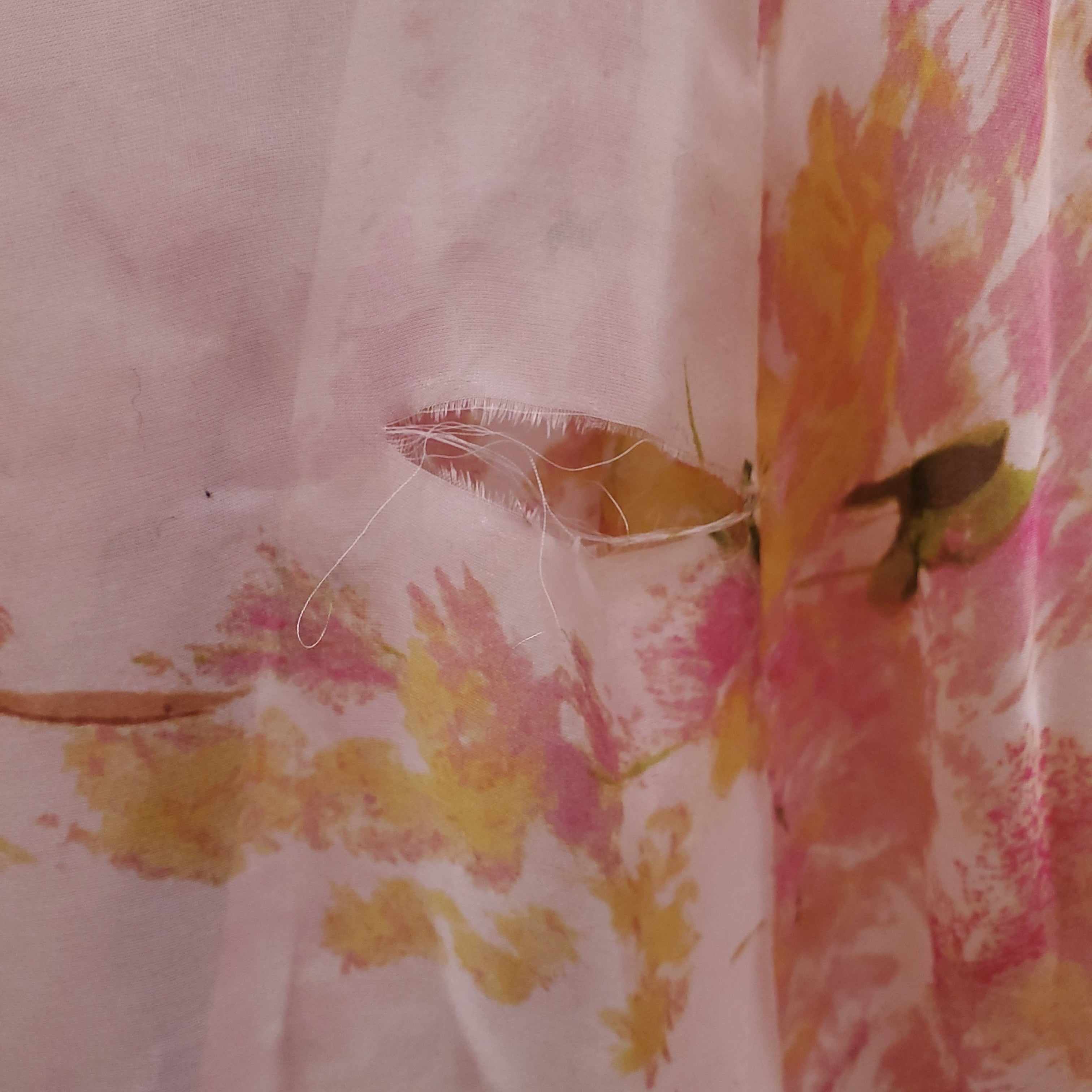 MONIQUE LHUILLIER FLORAL WATERCOLOUR GOWN - SIZE 4