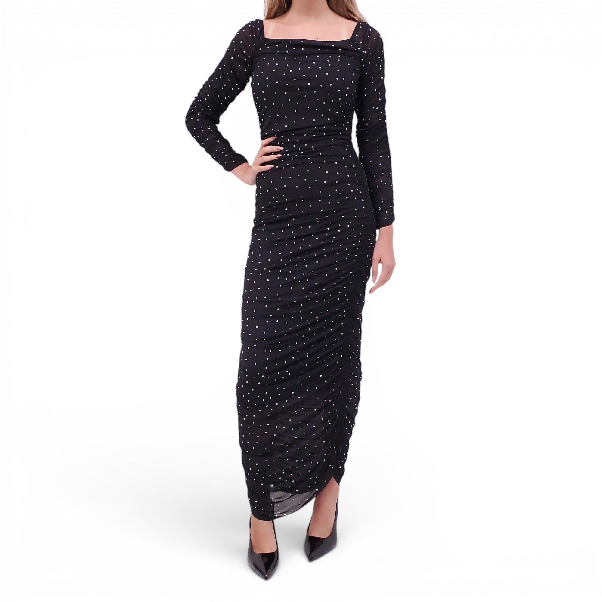 caroline constas black dress Caroline Constas Off-The-Shoulder Floral Detail Dress In Black Multi - 65% Off