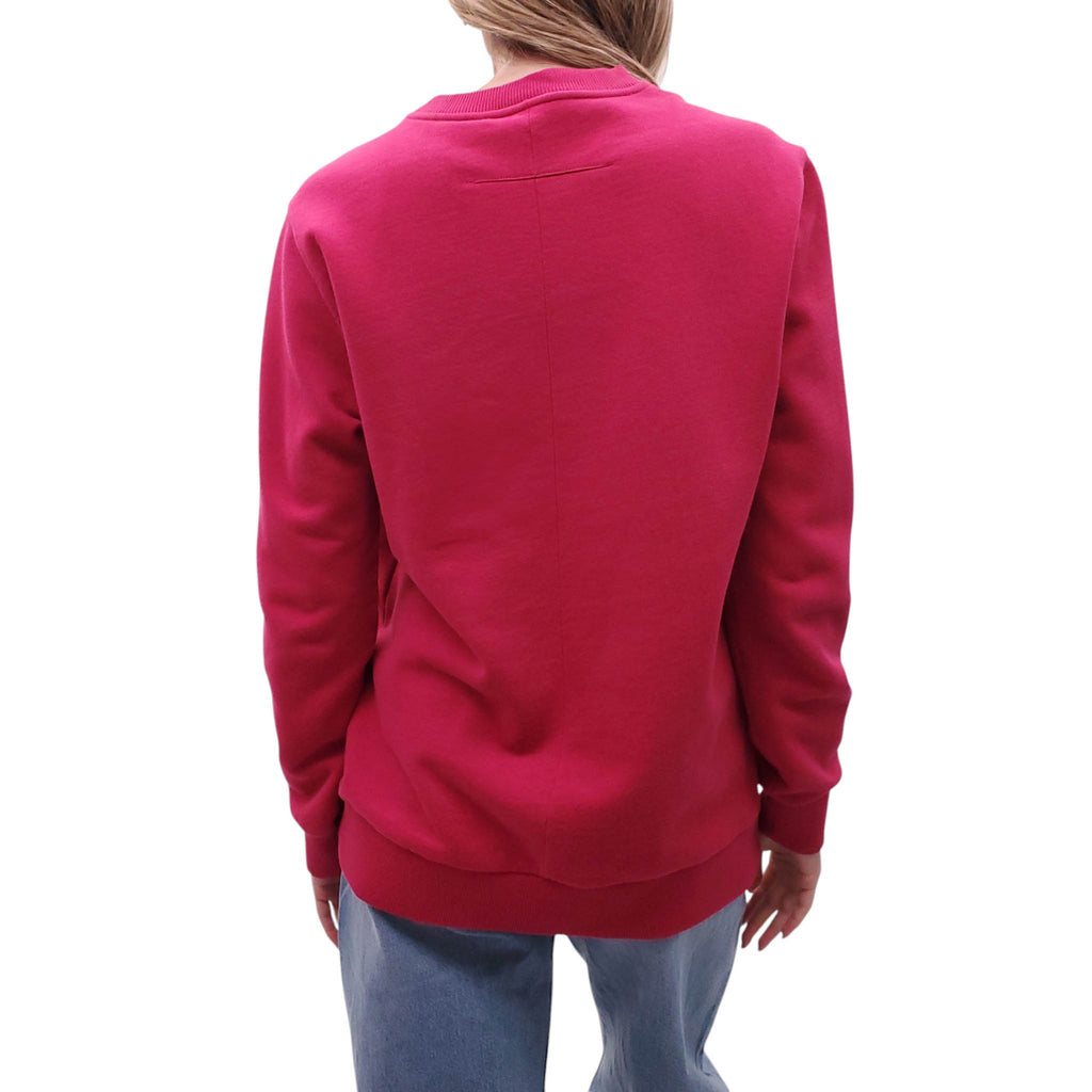 GIVENCHY PINK GRAPHIC CREWNECK SWEATER - SIZE XS