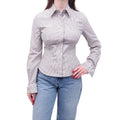FENDI STRIPED POPLIN SHIRT - SIZE 38