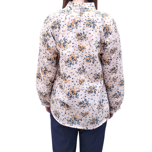 ALIX OF BOHEMIA WHITE FLORAL PATTERNED BLOUSE - SIZE O/S