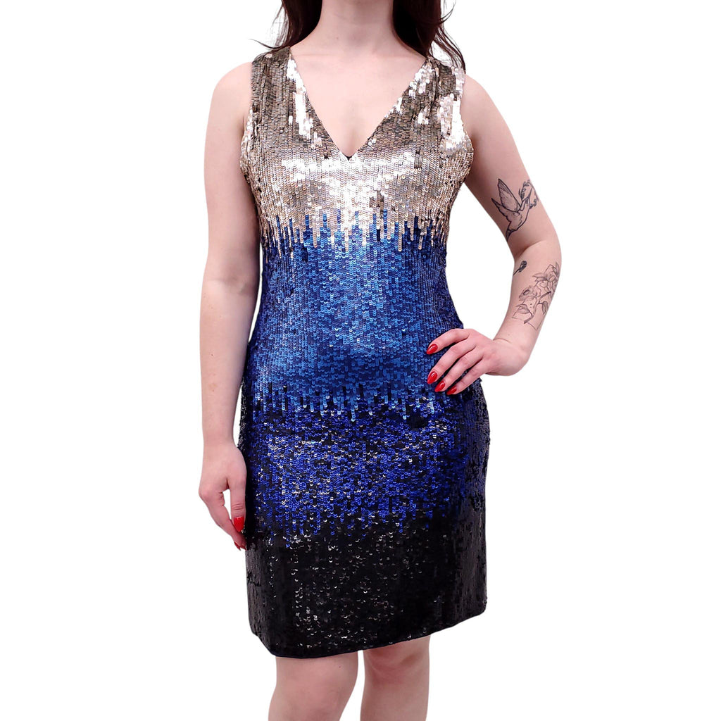 ALICE + OLIVIA SEQUIN MINI DRESS - SIZE 10
