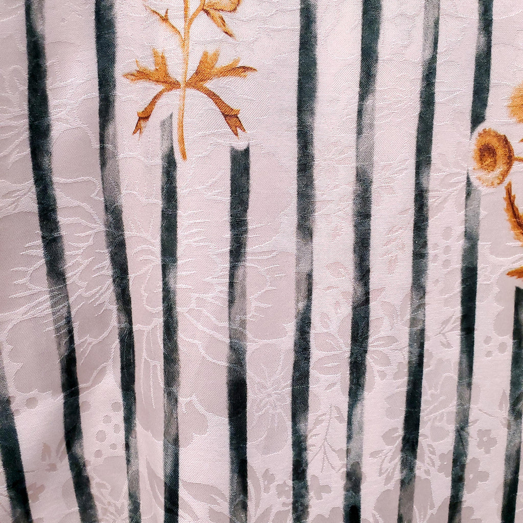 AGUA BANDITA STRIPED FLORAL DRESS - SIZE S