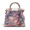 MAISON MARGIELA 5AC CARVED BLEACHED FLORAL TAPESTRY BAG