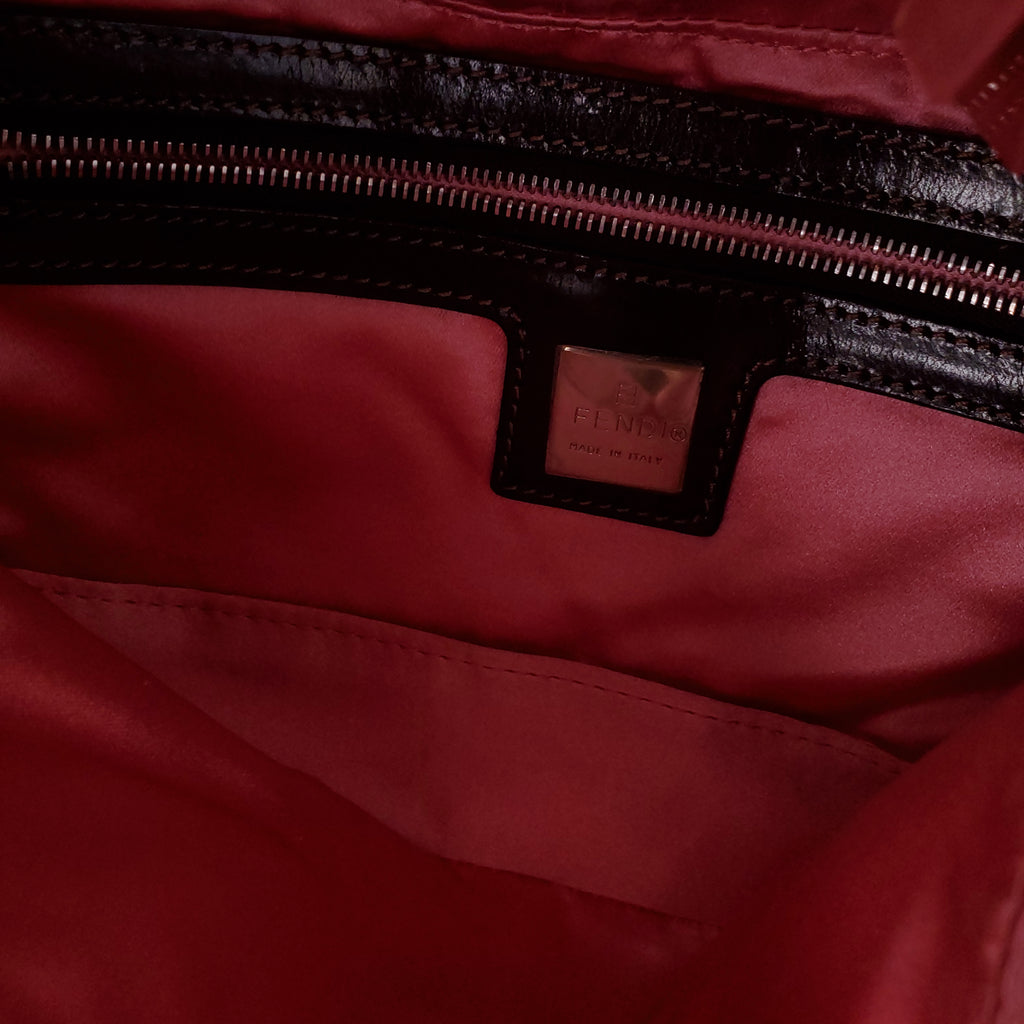 FENDI PINK SESSION BAGUETTE BAG