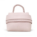TOD'S CREAM LEATHER BRAIDED CROSSBODY BAG