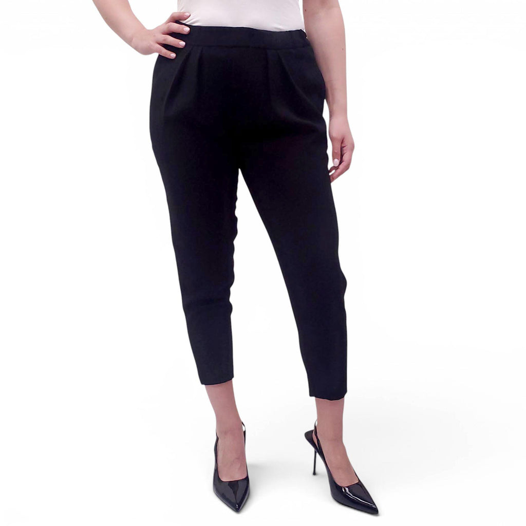 NILI LOTAN ELASTIC WAIST TROUSERS - SIZE S
