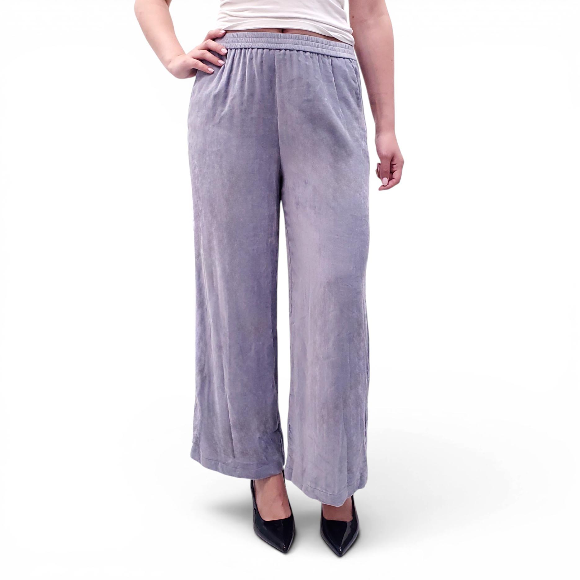 FORTE_FORTE VELVET STRETCH TROUSERS - SIZE M