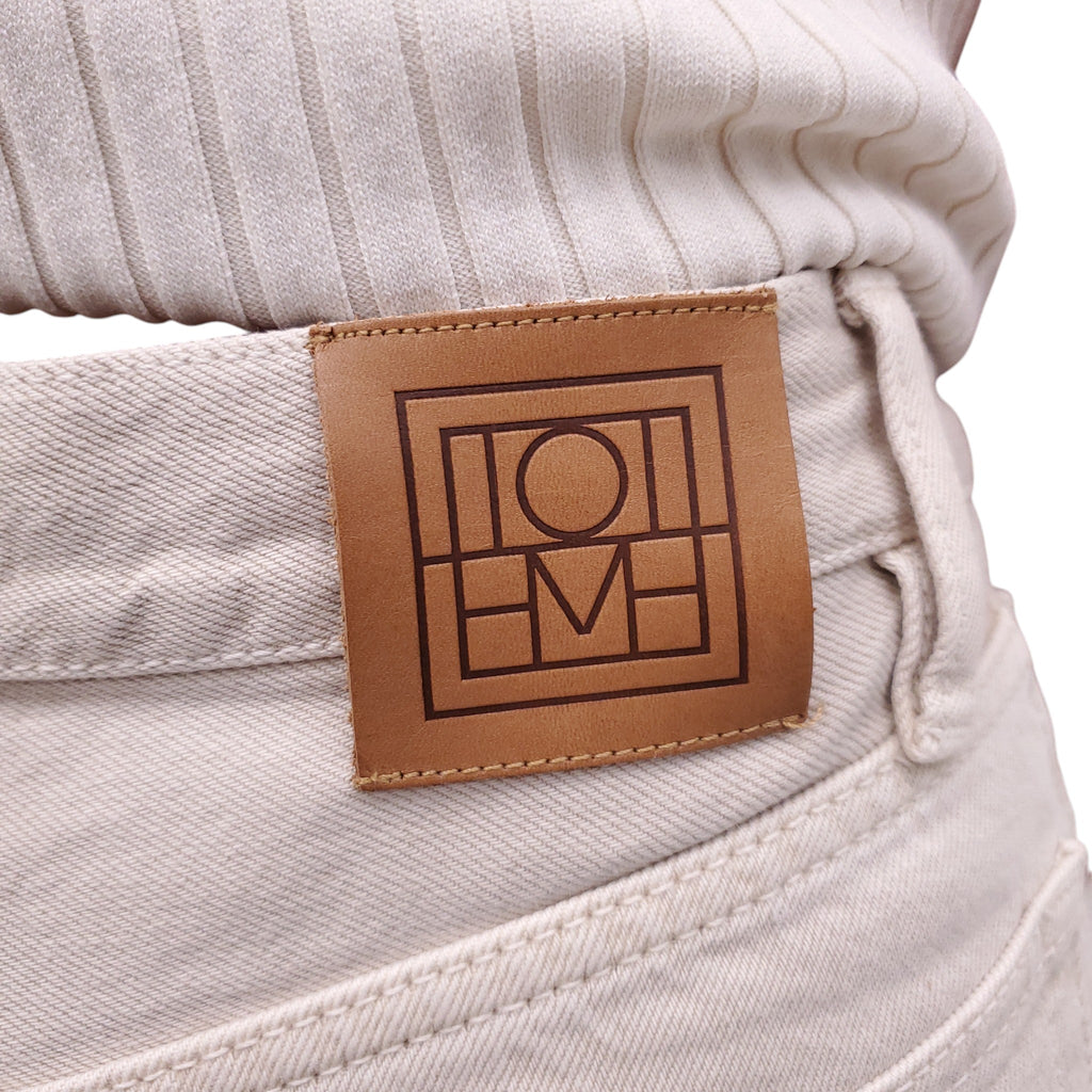 TOTEME BEIGE JEANS - SIZE 24