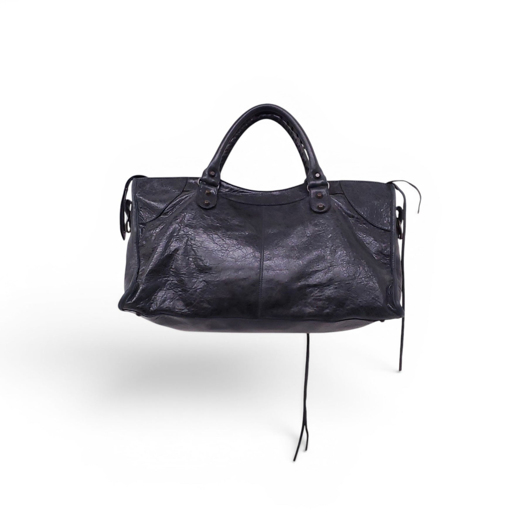 BALENCIAGA CHARCOAL GREY CITY BAG