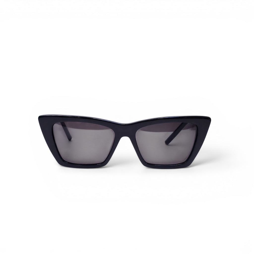 SAINT LAURENT BLACK CAT EYE SUNGLASSES