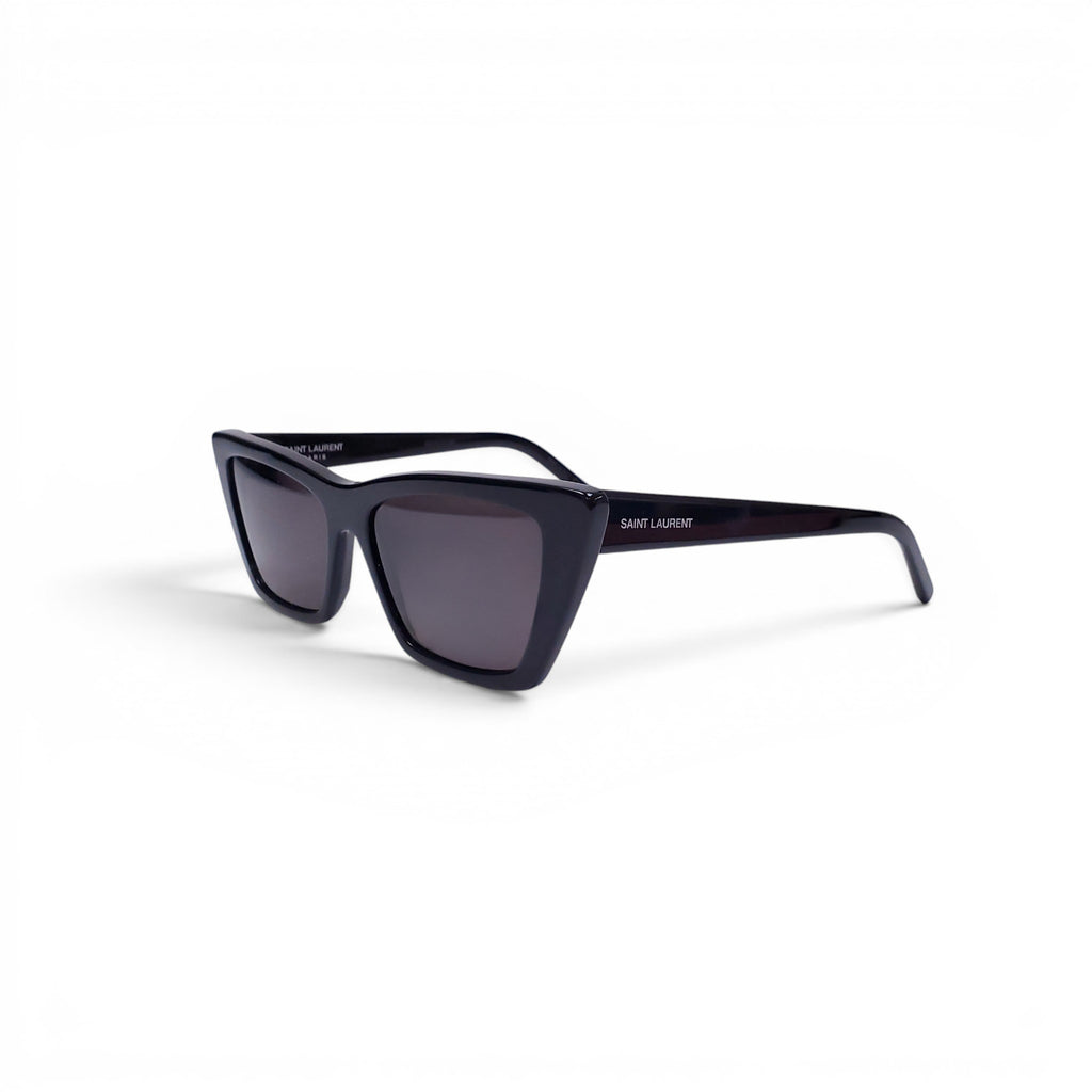 SAINT LAURENT BLACK CAT EYE SUNGLASSES