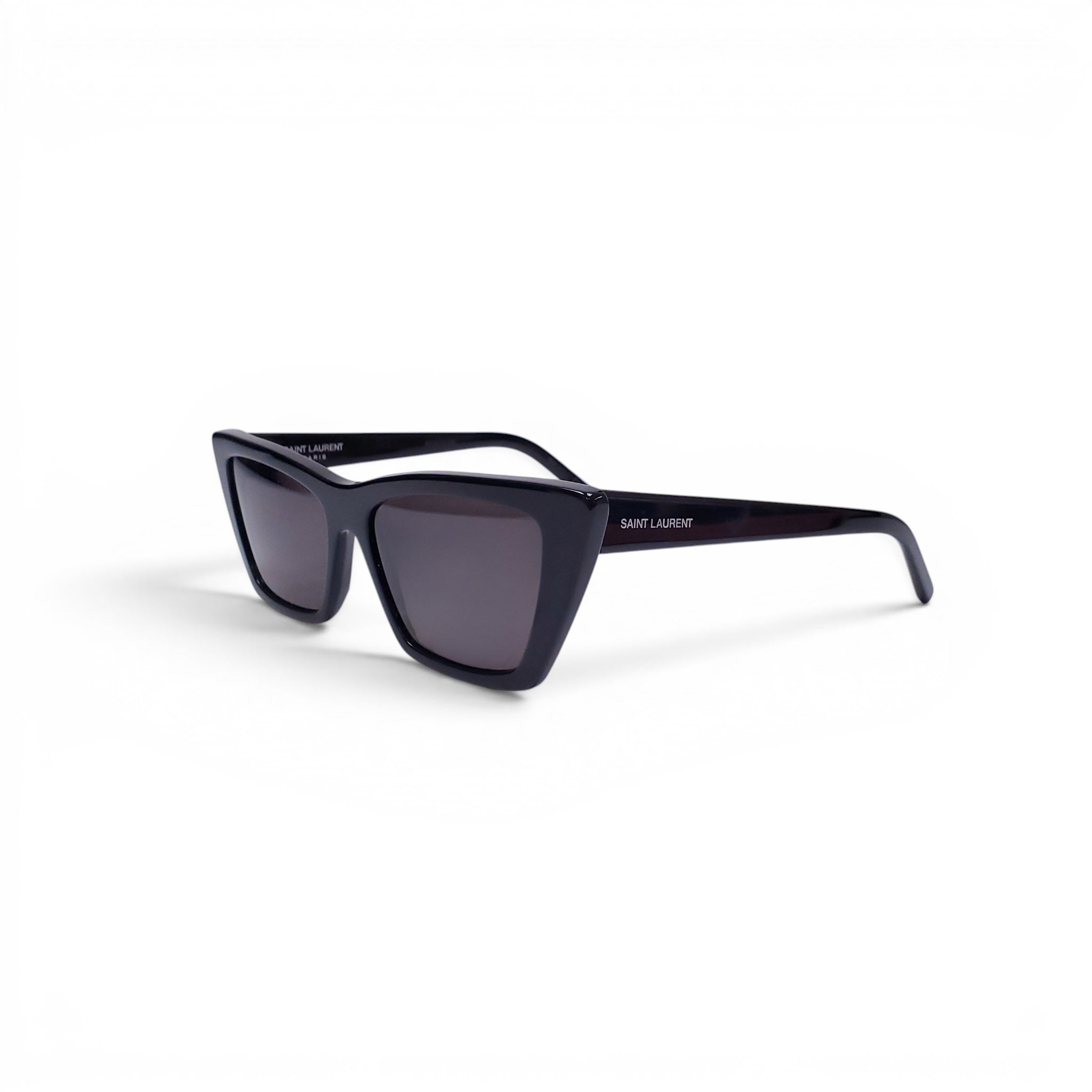 SAINT LAURENT BLACK CAT EYE SUNGLASSES