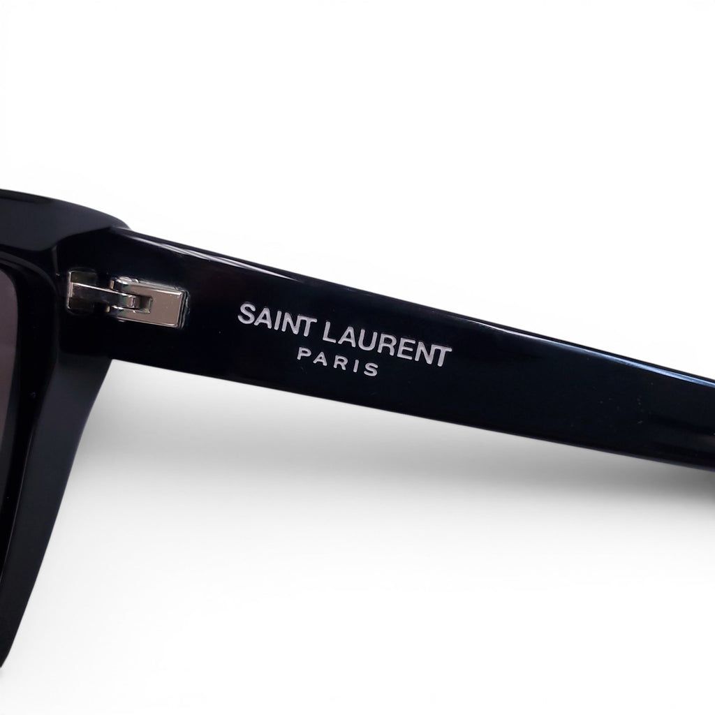 SAINT LAURENT BLACK CAT EYE SUNGLASSES