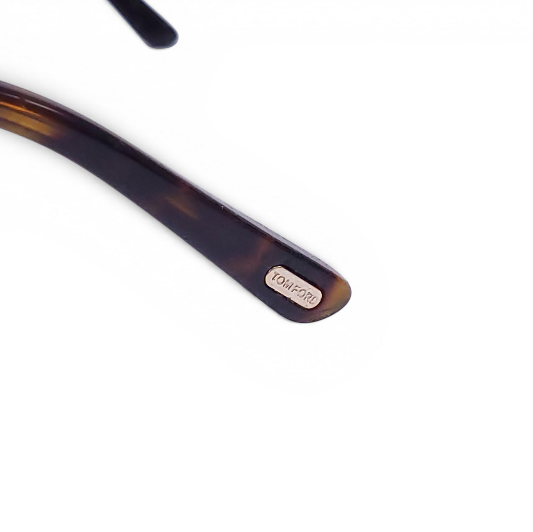 TOM FORD BLACK LARGE AVIATOR SUNGLASSES