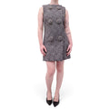 GUCCI SALT & PEPPER BLAZER DRESS WITH LARGE BUTTONS - SIZE 40