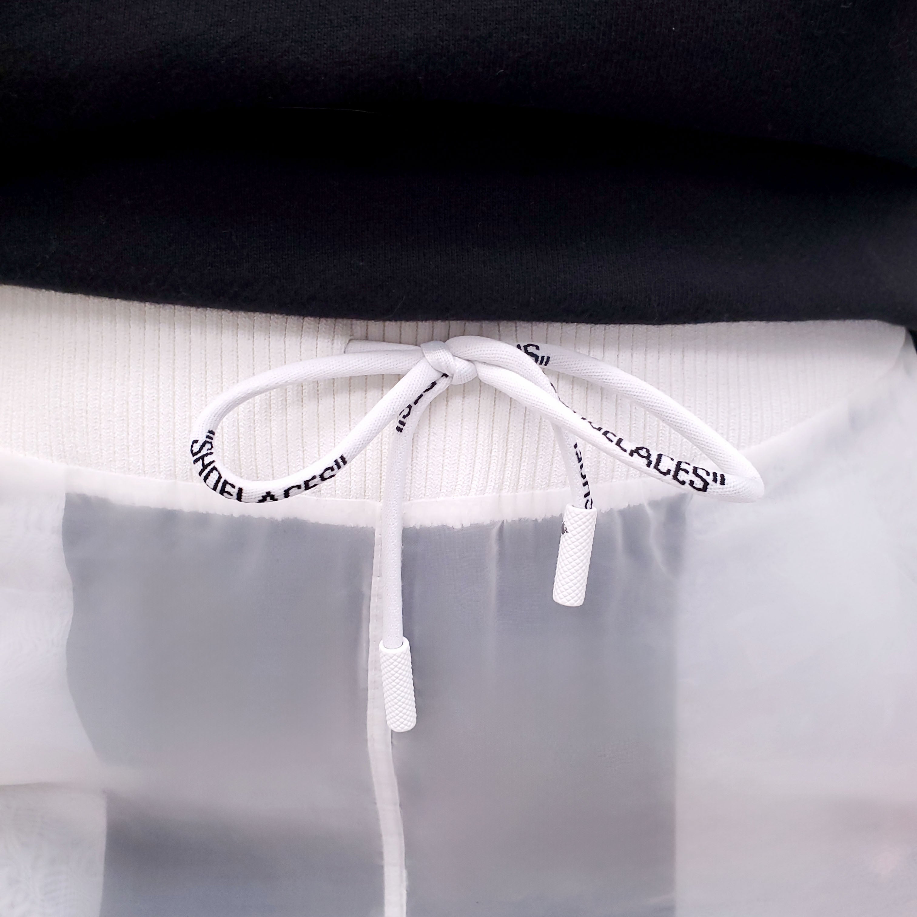 OFF-WHITE WHITE LOGO SHEER SWEATPANTS - SIZE 42