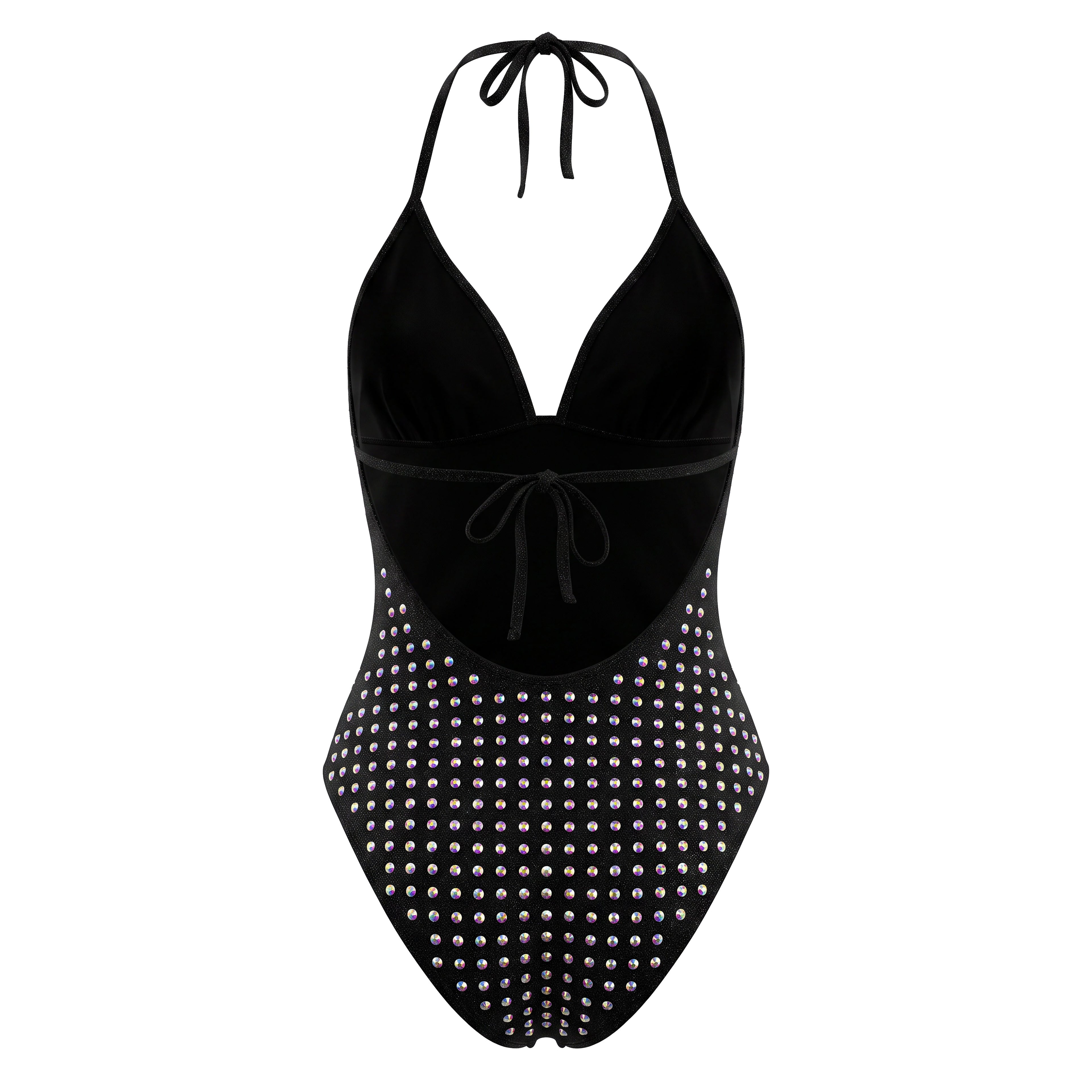MOSCHINO CRYSTAL BATHING SUIT - SIZE 2/S