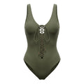SAINT LAURENT CORSET BATHING SUIT - SIZE XS
