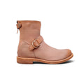 B.C. TAUPE DISTRESSED BOOTS - SIZE 39