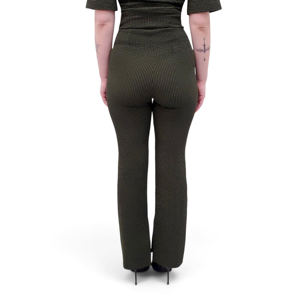 NANUSHKA GREEN PLAID PANTS SET - SIZE XS