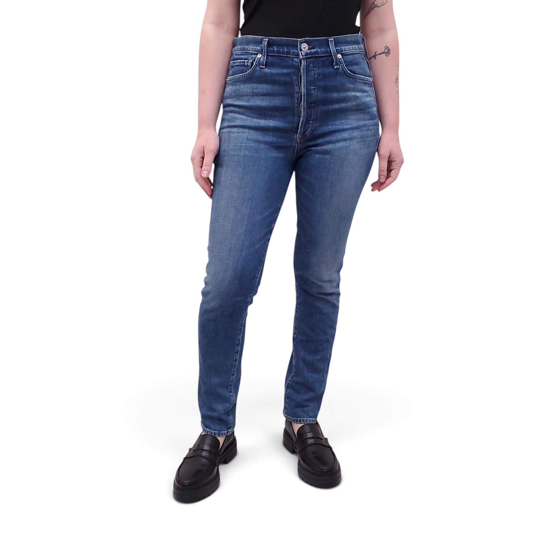 CITIZENS OF HUMANITY MEDIUM WASH SKINNY JEANS - SIZE 29