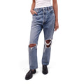 AGOLDE LIGHT WASH '90S' DISTRESSED JEANS - SIZE 29