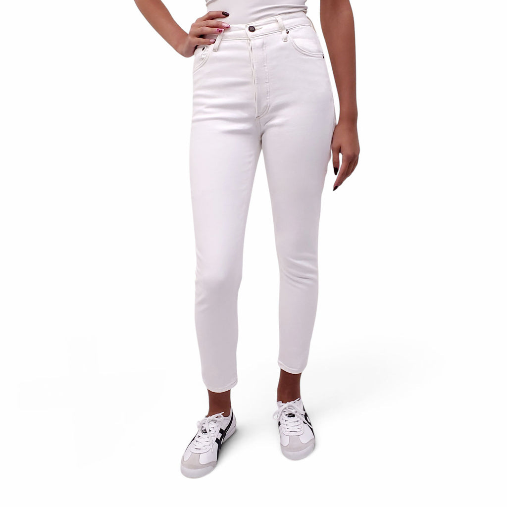 AGOLDE WHITE 'NICO' JEANS - SIZE 25