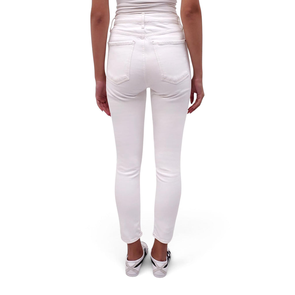 AGOLDE WHITE 'NICO' JEANS - SIZE 25