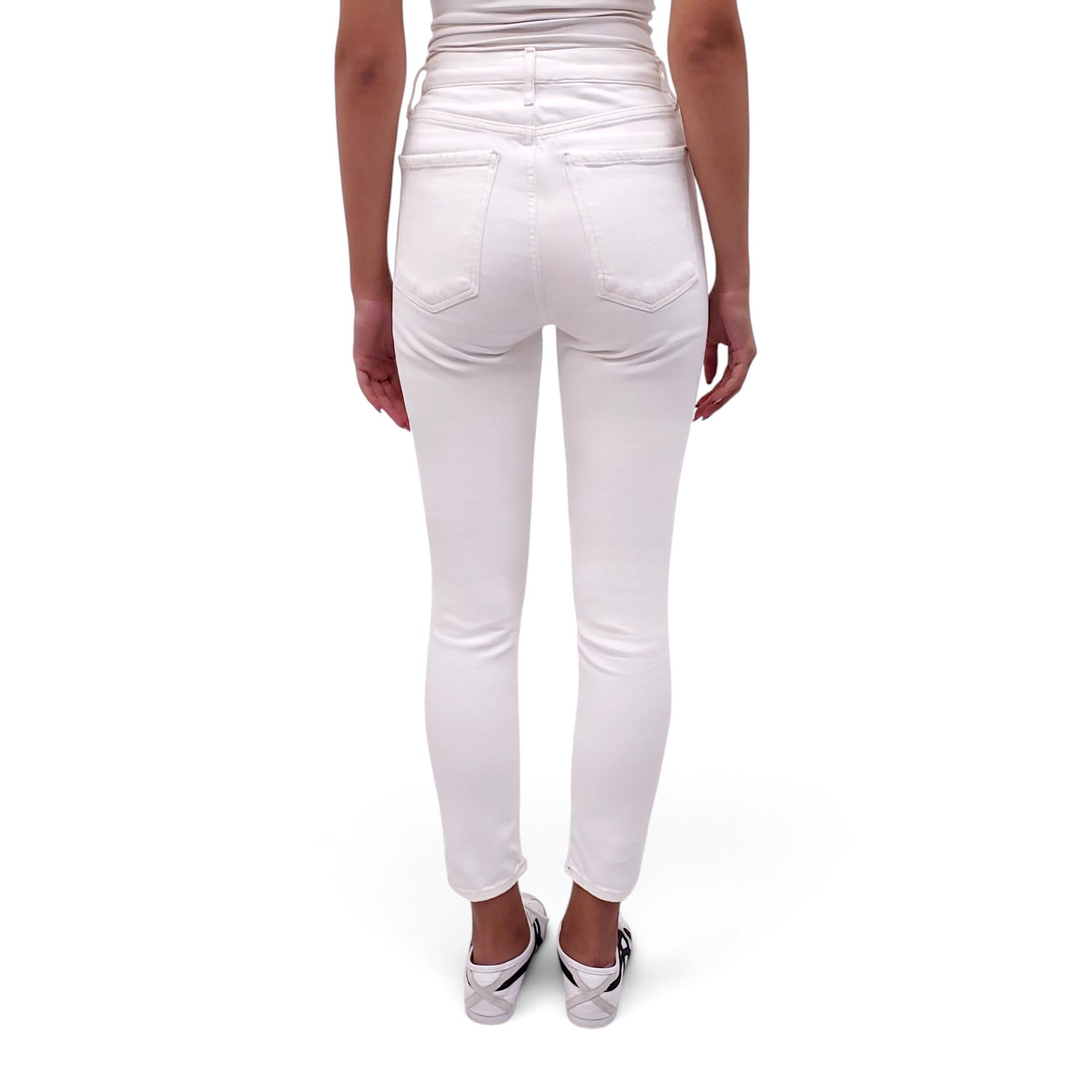 AGOLDE WHITE 'NICO' JEANS - SIZE 25