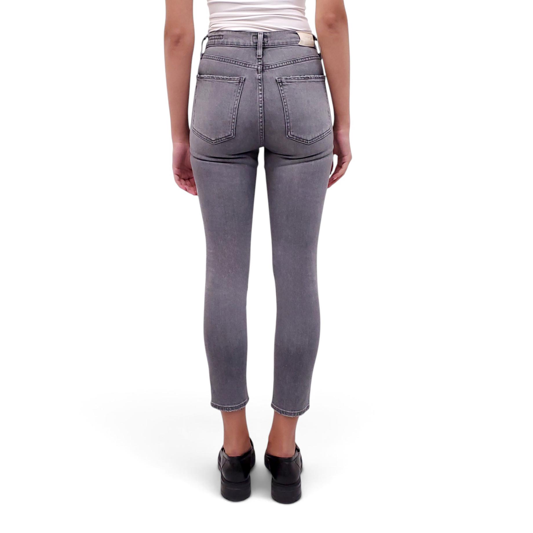CITIZENS OF HUMANITY GREY ‘OLIVIA HIGH RISE SLIM ANKLE’ JEANS - SIZE 25
